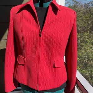 Talbots Jacket/Blazer Red